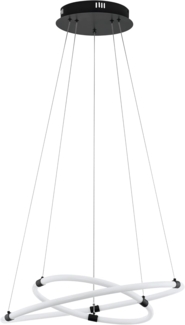 Eglo 39839 Hängeleuchte BANDERILLAS weiß, schwarz H:120 Ø:60cm 3000K