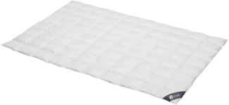 SPESSARTTRAUM Daunenbettdecke Silber, Füllung: 100% Daunen, Bezug: 100% Baumwolle, hergestellt in Deutschland, allergikerfreundlich