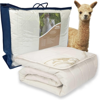 Abolengo de Alpaca Naturhaarbettdecke Basic Line Alpaka Bettdecke von Abolengo de Alpaca, Bezug: naturbelassene Baumwolle