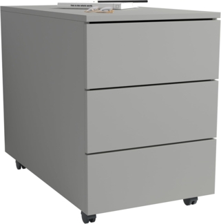 VCM Rollcontainer Dalosa 920393 Grau H. 55 x B. 39 x T. 70 cm