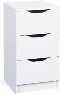 Kommode WESTPHALEN 3 Weiß mit 3 Schubläden