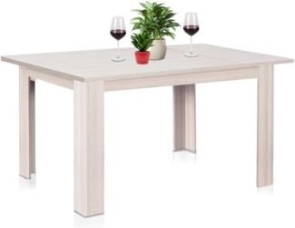 Shally Dogan Ausziehbarer Esstisch Olmo von 90x60 cm bis 120x60 cm, modernes Design, ausziehbar, platzsparend, ideal für Esszimmer, Wohnzimmer, Küche, Inneneinrichtung (ULM)