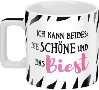 Sheepworld 46530 Wortheld Schöne und das Biest, Kaffee, Porzellan Tasse