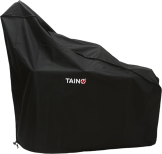 TAINO 'YUMA' Grillabdeckhaube mit Klettverschluss, Oxford-Polyester schwarz, 204 x 44 x 128 cm