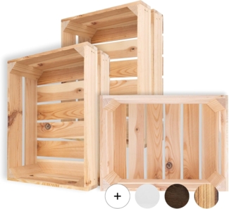 Creative Deco Holzkiste Kiste Holz Deko Holzkiste, Obstkiste Weinkisten Apfelkiste