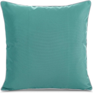 Kissenbezug Garten Wassefest Outdoor 4 türkis 45x45