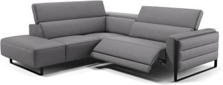 Sofanella Polsterecke DELTONA Sofalandschaft Eckcouch Designersofa in Grau
