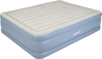 Avenli selbstaufblasende Luftmatratze / Luftbett 203 x 152 x 46 cm mit eingebauter Pumpe