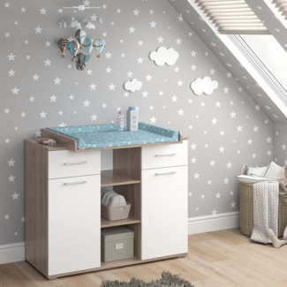 Vicco Wickelkommode Sonoma 113 x 109 cm, Leonie