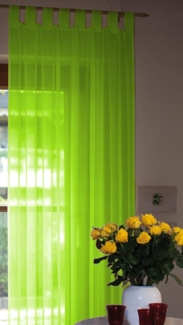 Voile Schlaufenschal 140x245cm grün