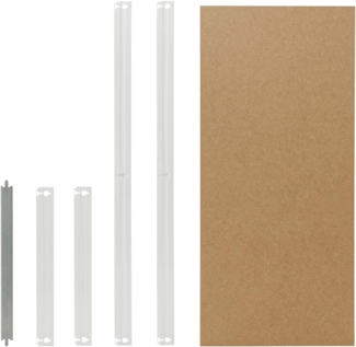 shelfplaza OFFICE 70x30 cm Fachboden-Set in lichtgrau für OFFICE Schwerlastregale mit 175 kg Traglast pro Boden