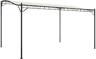 vidaXL Markise Creme 4x3 m 180 g/m² Stoff und Stahl 362394