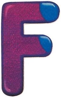 Selecta Holzbuchstaben A-Z : F