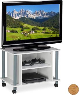 TV Tisch mit Rollen und 2 Fächern 10025960_49