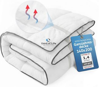 AERO ActiveClima Ganzjahresdecke mit innovativer Climabalance®-Technologie, einlagig (Mono-Decke) 140 x 200cm