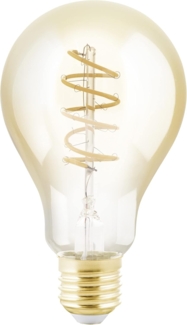 Eglo 110078 LED Filament Leuchtmittel E27 Decorative Spirale L:13cm Ø:7. 5cm dimmbar 2200K