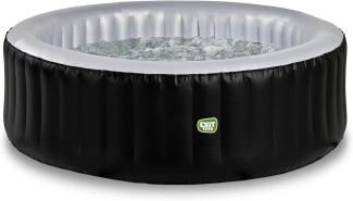 EXIT Silver Classic Whirlpool (4 Personen), schwarz