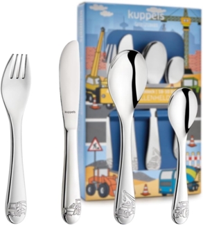 Kuppels BAUSTELLENHELDEN Kinderbesteck Set 4-teilig