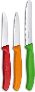 VICTORINOX Messer-Set Swiss Classic 3-teilig 3fach sortiert