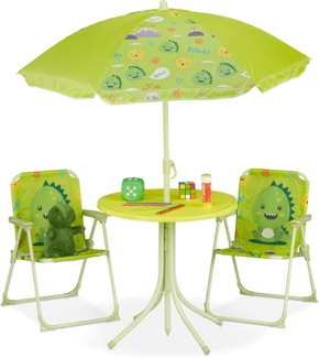 Camping Kindersitzgruppe mit Schirm