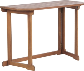 Gartentisch Holz Heller Holzfarbton TREIA