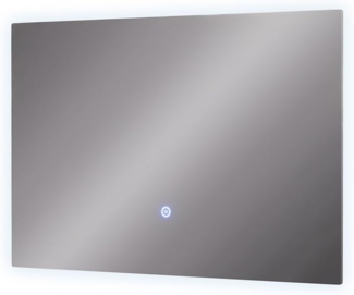 Vicco Badezimmerspiegel Glas 40x60 cm mit Backlight Beleuchtung, Miral