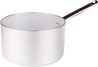 Töpfe Agnelli Casserole Zylindrische, Aluminium, Dicke 5 mm, Ober Radiant Silber 2,6 Liter