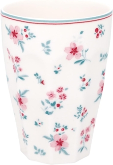 Greengate French latte Becher Sila white