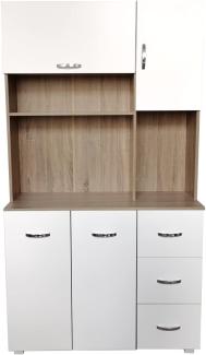 HTI-Line Hochschrank Küchenschrank Blanca (Stück, 1-St, 1x Schrank Blanca, ohne Dekoration) Küchenbuffet