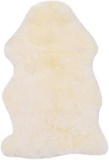 vidaXL Teppich Schafspelz 60x90 cm Weiß 283875