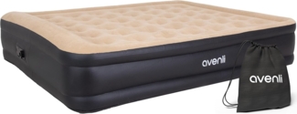 Avenli selbstaufblasendes Luftbett 203 x 157 x 47 cm mit eingebauter Pumpe