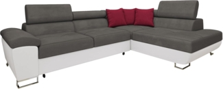 Ecksofa Cotere (Soft 017 + Uttario Velvet 2971 + Kronos 02, Seite: Rechts)