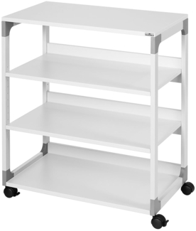 Durable Druckertisch BxTxH750x879x432mm auf Rollen grau