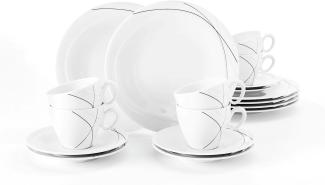 Seltmann Weiden Trio Highline Kaffeeservice 18-teilig - DS