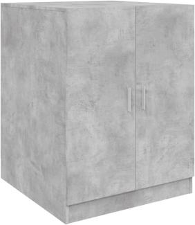 vidaXL Waschmaschinenschrank Badschrank Badmöbel Badezimmerschrank Schrank Badezimmermöbel Trocknerschrank Betongrau 71x71,5x91,5cm Spanplatte