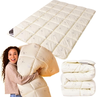 SEI Design Naturfaserbettdecke Wool Comfort 135x200 cm, Füllung: 70% Schurwolle - 30% Polyester
