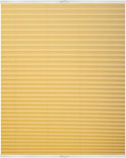 Lichtblick Sonnenschutzsysteme GmbH Plissee Nizza 95 cm x 130 cm (BxL) Gelb Tageslicht; einfache Installation mit Klemmträgern; verspannt