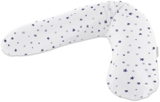 Theraline Bezug für Stillkissen 190cm Stillkissenbezug Sternenhimmel weiß