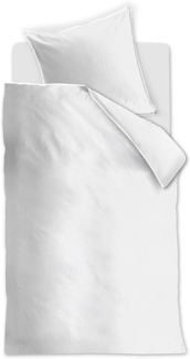 Rivièra Maison Bettwäsche Wishes White 135X200 135x200 cm + 1 x 80 x 80 cm 1 Bettbezug, 1 Kissenbezug Weiß