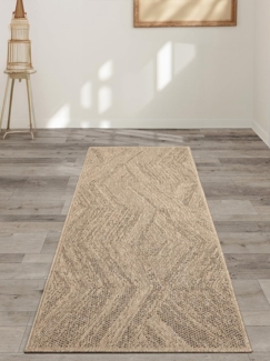 the carpet Teppich Kansas, rechteckig, Höhe: 1 mm, moderner robuster In und Outdoor Teppich Jute Look