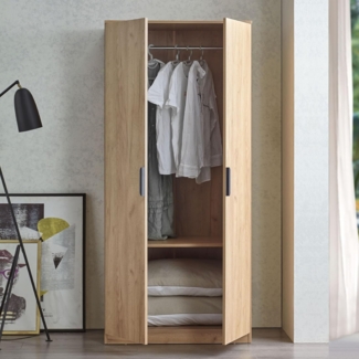 Kleiderschrank Eiselfing 176x80x52 cm 1 Fach [en. casa]