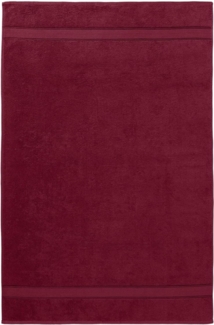 BettwarenShop Handtuch Serie Essential|Badetuch 100x150 cm| bordeaux