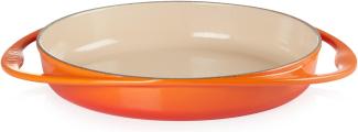 Le Creuset Tatin Backform Gusseisen 28 cm Ofenrot - Orange - 28 cm