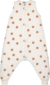 LÄSSIG Schlaf Jumpsuit Sleeping Jumper Baby Schlafsack 2022 (2-3 Jahr 92cm fit 92-98, Big Dots Milky)