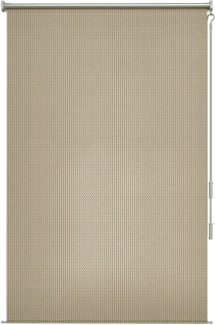 Outsunny Markise Senkrechtmarkise, Balkonrollo, Außenrollo mit Handkurbel (Sichtschutz, 1-St, Verdunkelungsrollo) für Pavillon, Garten, Beige