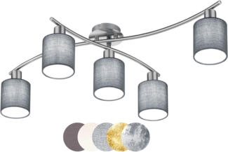 lightling Deckenleuchten Marita 5, ohne Leuchtmittel, Deckenlampe