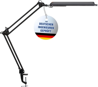 MAUL LED-Tischleuchte MAULatlantic, mit Klemmfuß, schwarz