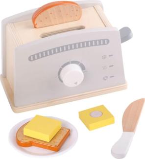 Beeboo Kitchen Holz Toaster mit Zubehör, 7-teilig