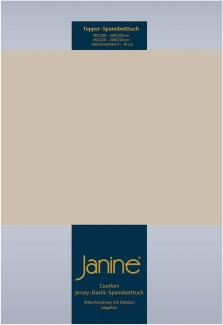 Janine Topper Comfort Jersey Spannbetttuch|140x200 cm - 160x220 cm| naturellJanine Topper Comfort Jersey Spannbetttuch