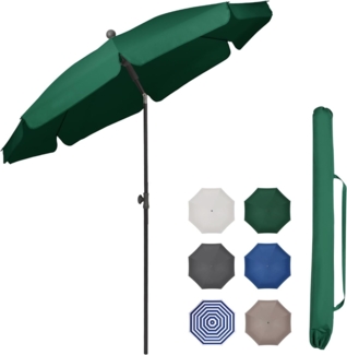Sekey Sonnenschirm Balkon 200cm mit Schutzhülle Sonnenschirm Strand für Balkon Garten & Terrasse Neigungswinkel und Höhe verstellbar UV-Schutz bis UPF 50+ Sonnenschutz